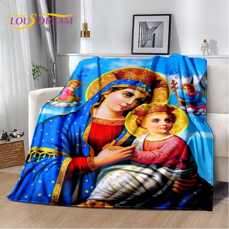 Classics Cartoon Africa Ethiopian Painting Art Blanket,Soft Throw Blanket for Home Bedroom Bed Sofa Picnic Office Travel Cover