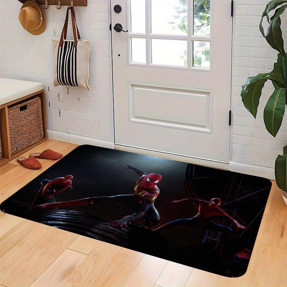 1pz Zerbino a Tema Marvel Spider-Man per Ingresso/Soggiorno, Regalo Ideale per Fan di Supereroi, Regalo di Festa & Decorazione per la Casa P