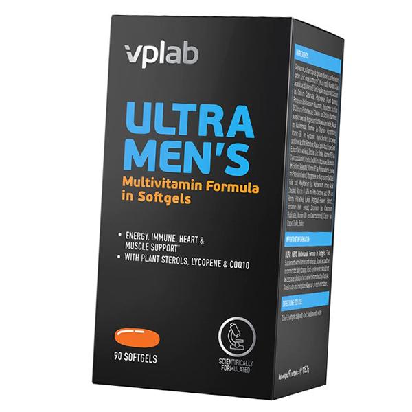 

Vitamin complex for men, Ultra Men s Multivitamin, VP laboratory 90 softgels (36099024) 90softgels