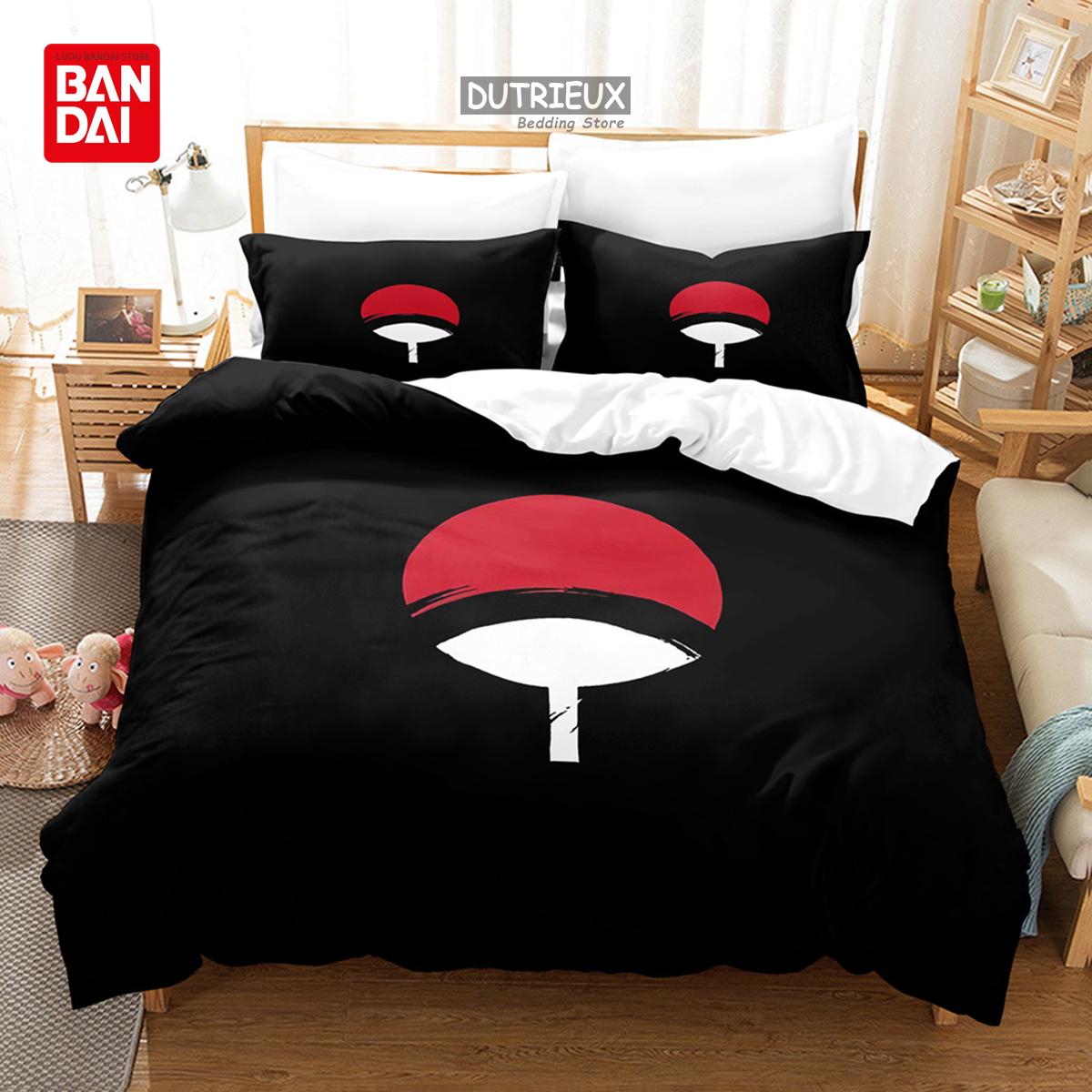 

Naruto Bedding Sets Household Quilt Cover Uzumaki Naruto Uchiha Itachi Home Textile Bedding Quilt Cover Bed Suit Kids Gift 135x200cm