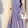 Purple Sleeveless Summer Beach Dress