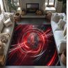 AC Milan Printed Flannel Area Rug Non Slip Soft Polyester Floor Carpet Indoor Decor Mat for Bedroom Living Room Sofa Game Room Home Decoration