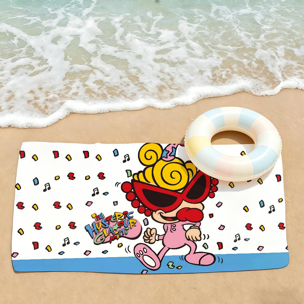 Fashion print H-Hysteric M-Mini Towel Drying Bath Towel Applicable To Light Swimming Camping Yoga Beach Out
