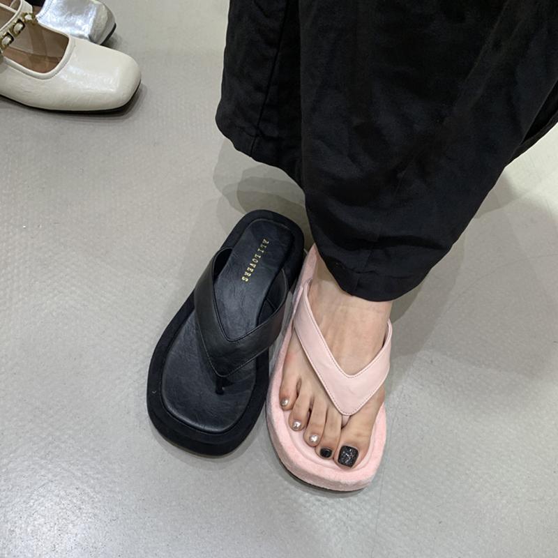 Fashion Summer Women Casual Clip Toe Slippers Comfort Platform Flats Beach Vacation Slides Flip Flops Shoes Zapatos De Mujer