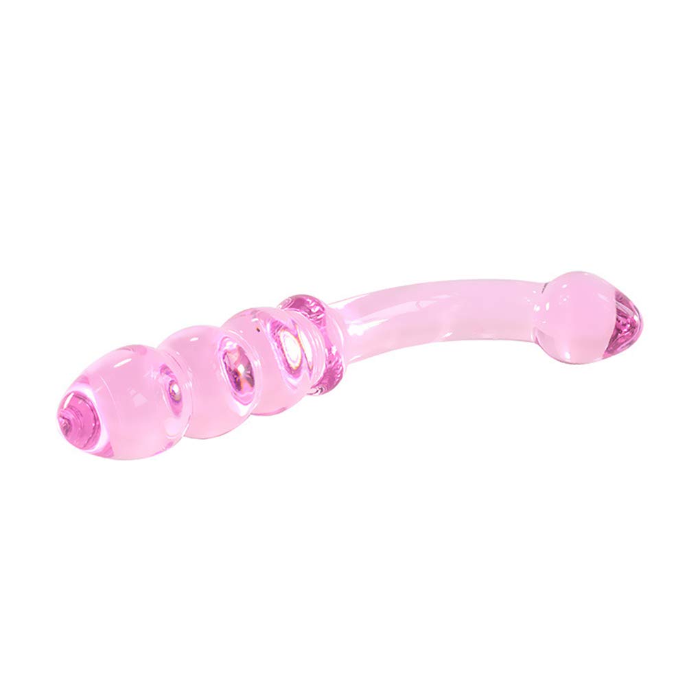 SXOVO Crystal Glass Dildo Anal Plug Thermal Sensation Play Anal Plug Anal Beads Anal Development Expansion SM Goods Butt Plug Crystal Anal Plug Sex
