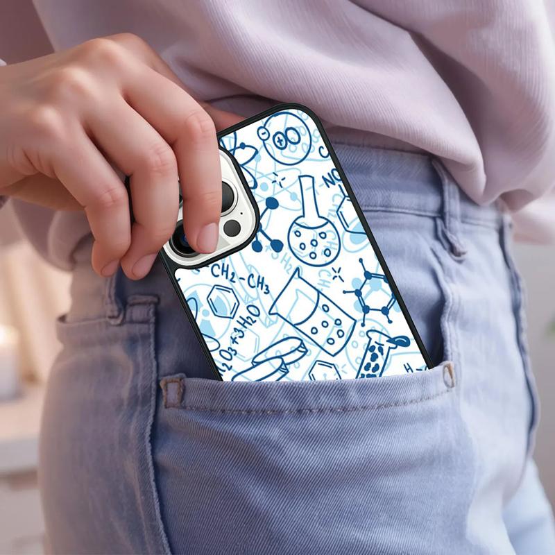

Chemistry Mathematics Phone Case For iPhone 17 Air 15 16e 14 13 Pro Max Coque 12 11 Pro Max PLUS cover iPhone 15