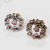 Rinhoo Vintage Christmas Tree Brooch Rhinestone Flower Bell Elk Brooches For Women Collar Lapel Pin Decoration Jewelry Xmas Gift