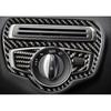 Function Control Button Frame Trim 3X For Mercedes-Benz GLC 2016-21 Carbon Fiber