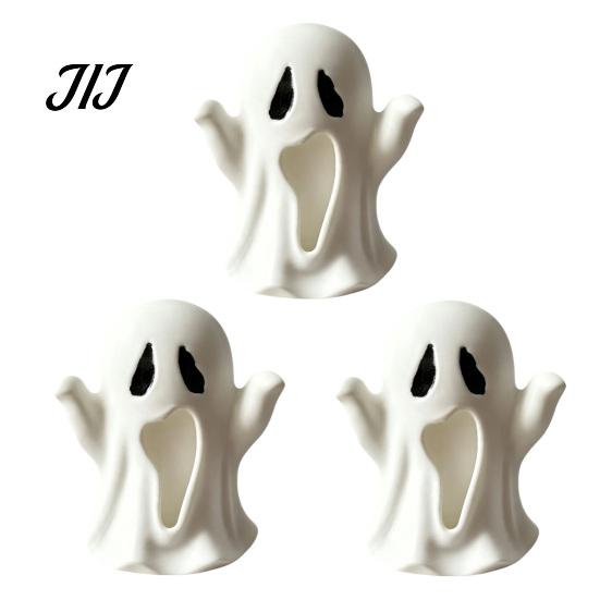 Personalized Halloween Gift 3D Printed Ghost Figurine, Spooky Small Statue, Modern Minimalist Decor Cute Desktop Decoration for Party Tabletop Mantel