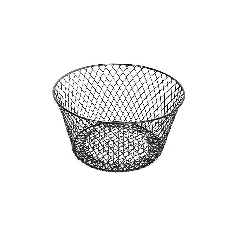 Home Storage Basket Fruit and Vegetable Storage Basket Desktop Snacks Basket Simple Iron Storage Basket
