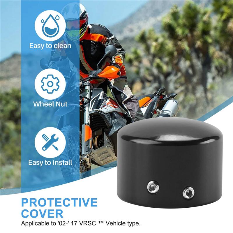 Precise 4PCS Front Axle Nut Rear Axle Covers Wheel Shaft Cap Protector Guard For 2002-2017 Night Rod Special VRSCDX VRSCF VRSCAW