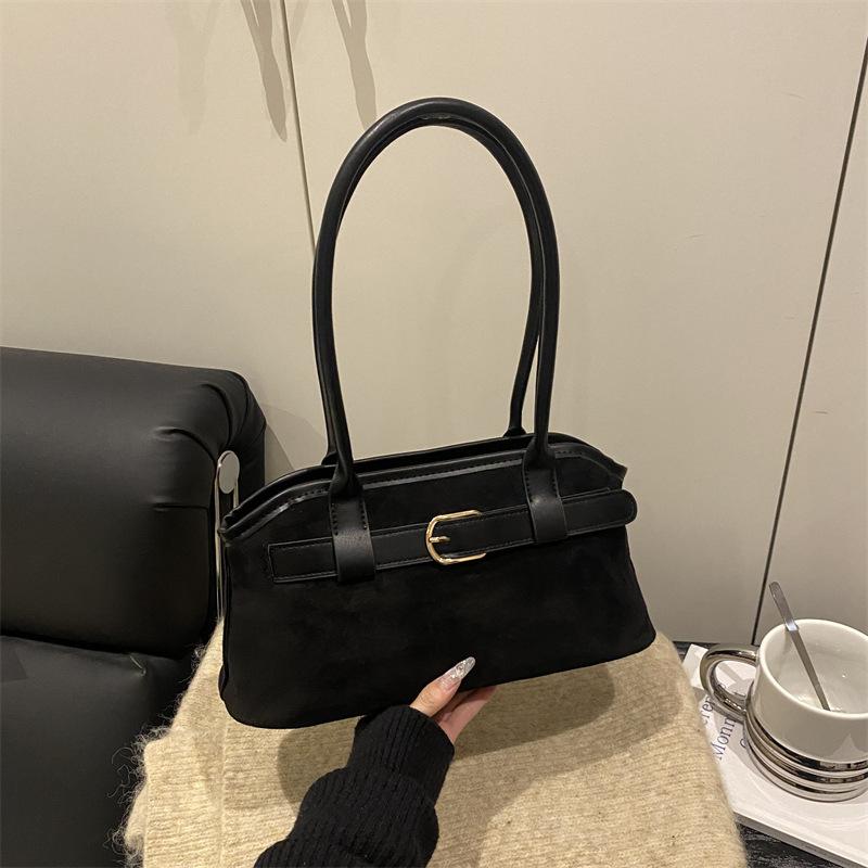 Fashion Commuter Temperament Casual Shoulder Bag Women's New Niche Design Large-capacity Underarm Bag