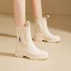 Women'SRain Boots - Slip-Resistant Thick Sole, Comfortable Fabric Inner & Insole, Versatile Outdoor Footwear for Casual Attire