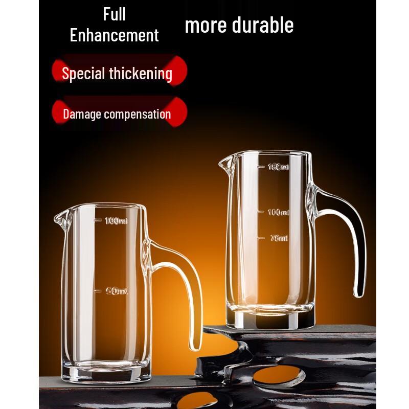 Naijiang Gekalibreerde Glazen Likeur Dispenser & Borrelglaasjes Set