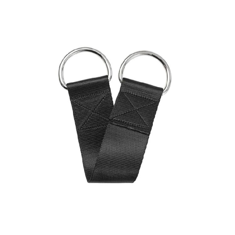 Heavy Duty Hook Rings Hanging Connector Hammock Punching Bag Swing Belt Gym Single Bar Extension Belt Tree Swing Strap