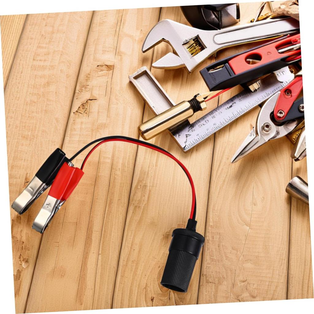 Happyyami Dual Outlet Adapter Durable Extension Cable Cigarette Lighter