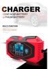 E-FAST 12V/24V Dual Voltage Smart Car & Motorcycle Battery Charger with Screen Display