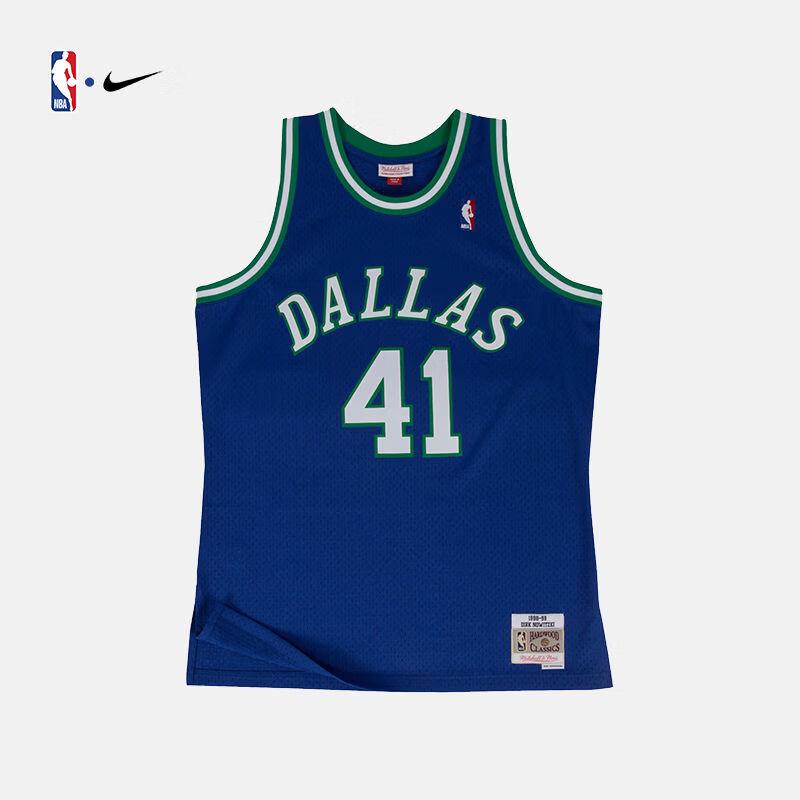 NBA Mitchell & Ness Mavericks Nowitzki Basketball Jersey L