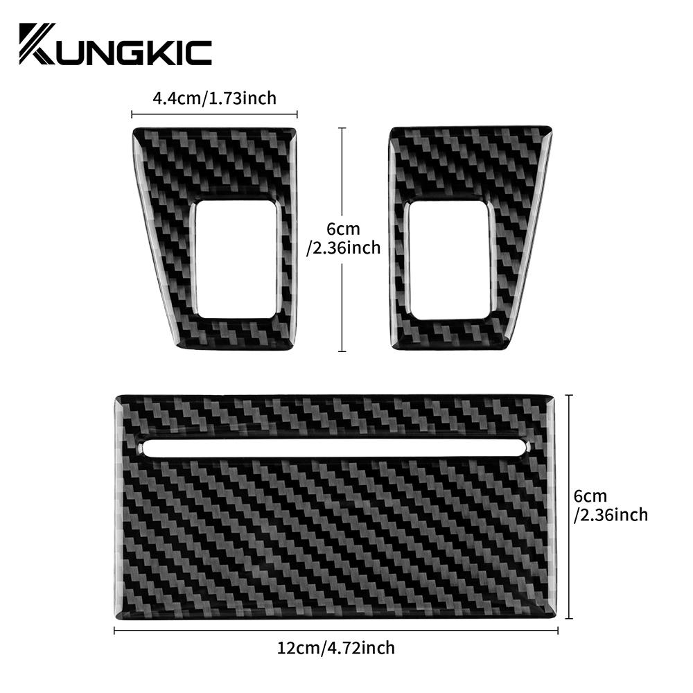 Echter Weicher Karbonfaser-Aufkleber für Chrysler 300 300C für Dodge Charger Magnum 2005 2006 2007 Auto Aschenbecher Panel Verkleidung Zubehör