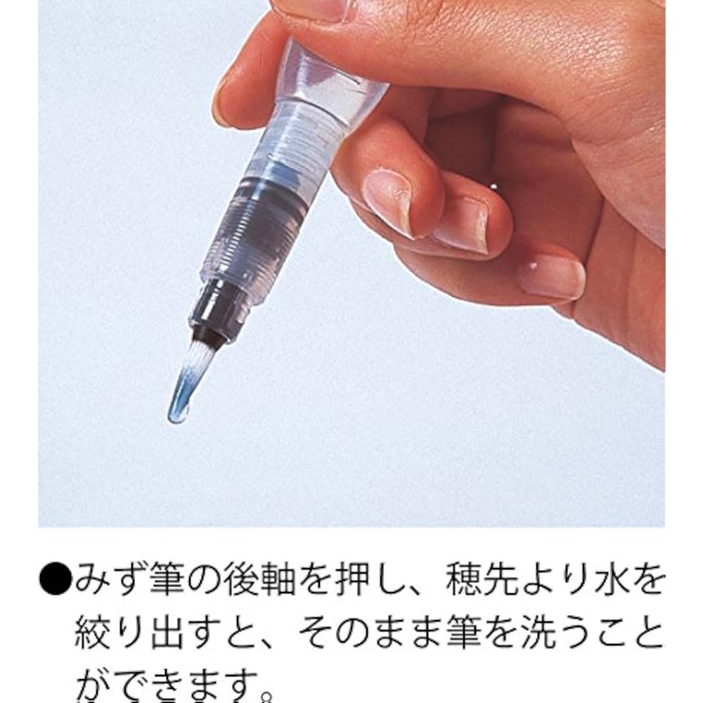 Pentel Water Brush Aqua Ash FRH-B Large 1.3 Cm X 21 Cm