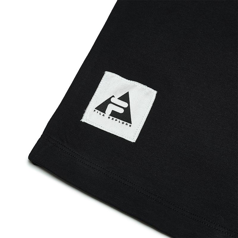 FILA X BBC EARTH Carbon Neutral Simple Loose Fashion T-Shirt Men T-Shirts Deep-Black A51M437101FBK