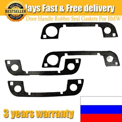 For BMW E36 E34 E32 3 5 7 Series Exterior Set X4 Door Handle Rubber Seal Gaskets Car Accessories 51218122441