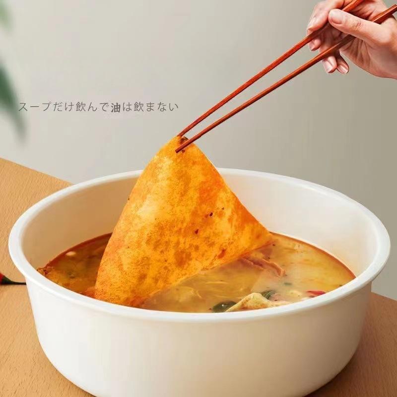 50 pezzi di carta assorbente per olio da cucina, filtro per zuppa, per rimuovere l'olio, pellicola assorbente per olio alimentare, accessori da cucina