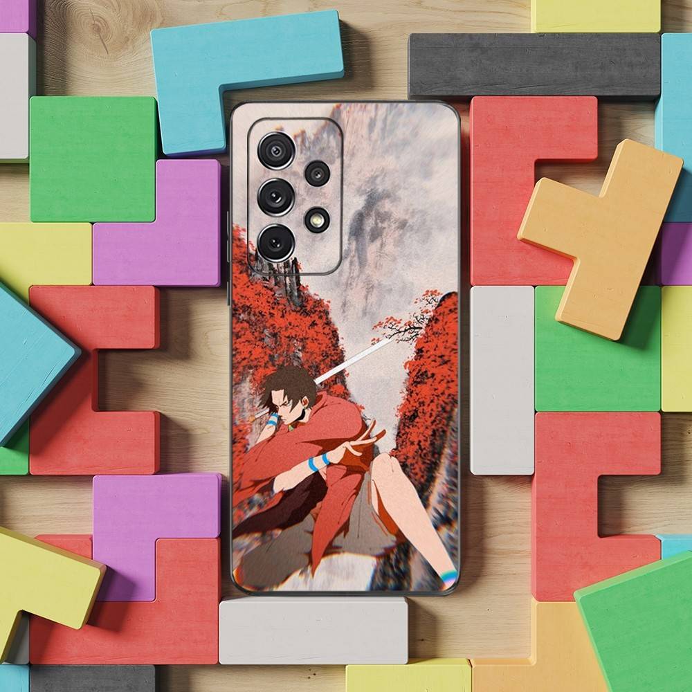 Anime S-Samurai C-Champloo Phone Case For Samsung S25,S24,S23,S22,S21,S20,S10,Ultra,Plus,Lite,FE,Soft Silicone Black Cover