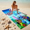 1Pc Leroy Stitch Adventure Beach Towel, Quick Dry, Multi-Use for Beach Pool Gym Yoga Home Travel, Christmas, Halloween, Xmas Gift M928615