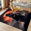 Office Carpet-Samurai Warrior Design with Red Eyes-Perfect for Sofa Protection Under Chairsa016