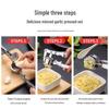 Stainless Steel Multi-Functional Manual Garlic Press & Masher