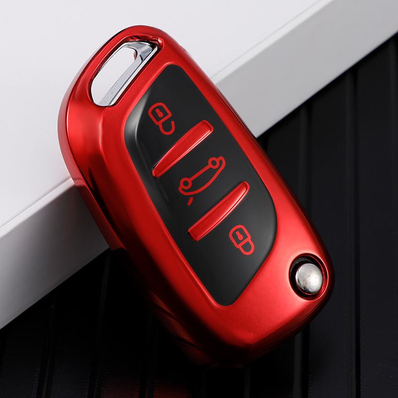 

НОВИЙ Чохол-накладка для ключа автомобіля з ТПУ Для Peugeot 107 207 307 407 308 607 Повний чохол Брелок Аксесуари червоний