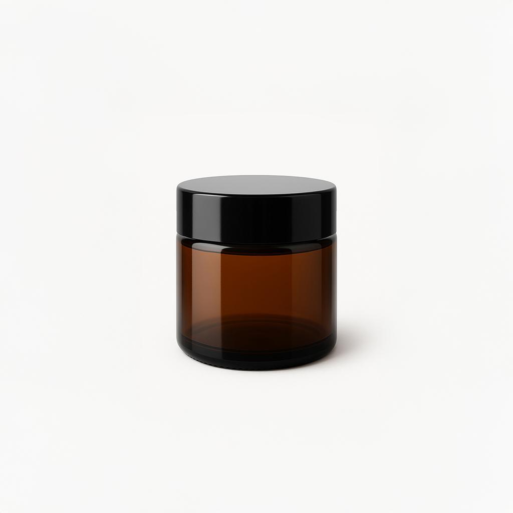 20x Brown Glass Jars for Cream 10ml 10g Dark Glass Jars