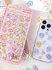 3D Japanese Three-Dimensional Embossed Cute And Fun Stickers Cartoon Cute Decompressed Children'S Decorative Stickers With Bird