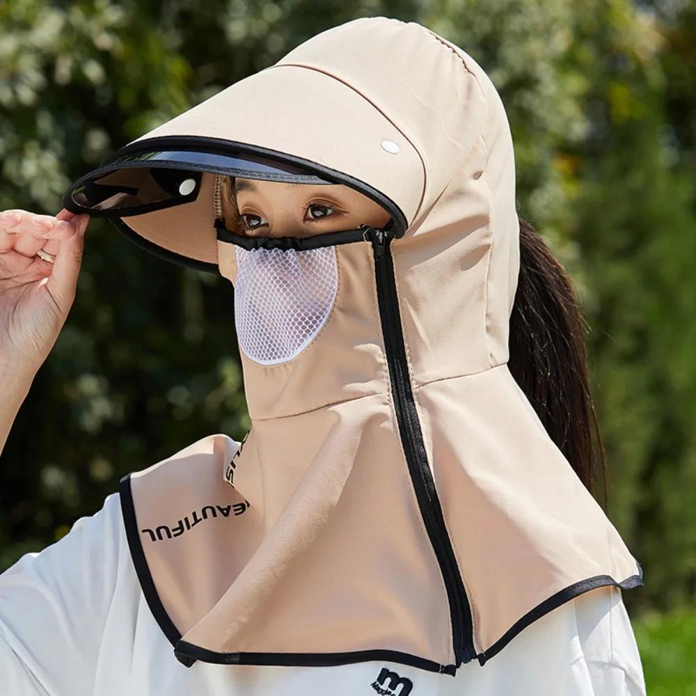 

Летняя шляпа от солнца с защитой шеи, широкополая, с защитой от УФ-лучей, уличные солнцезащитные козырьки с большой шалью, дышащая шляпа для защиты от солнца