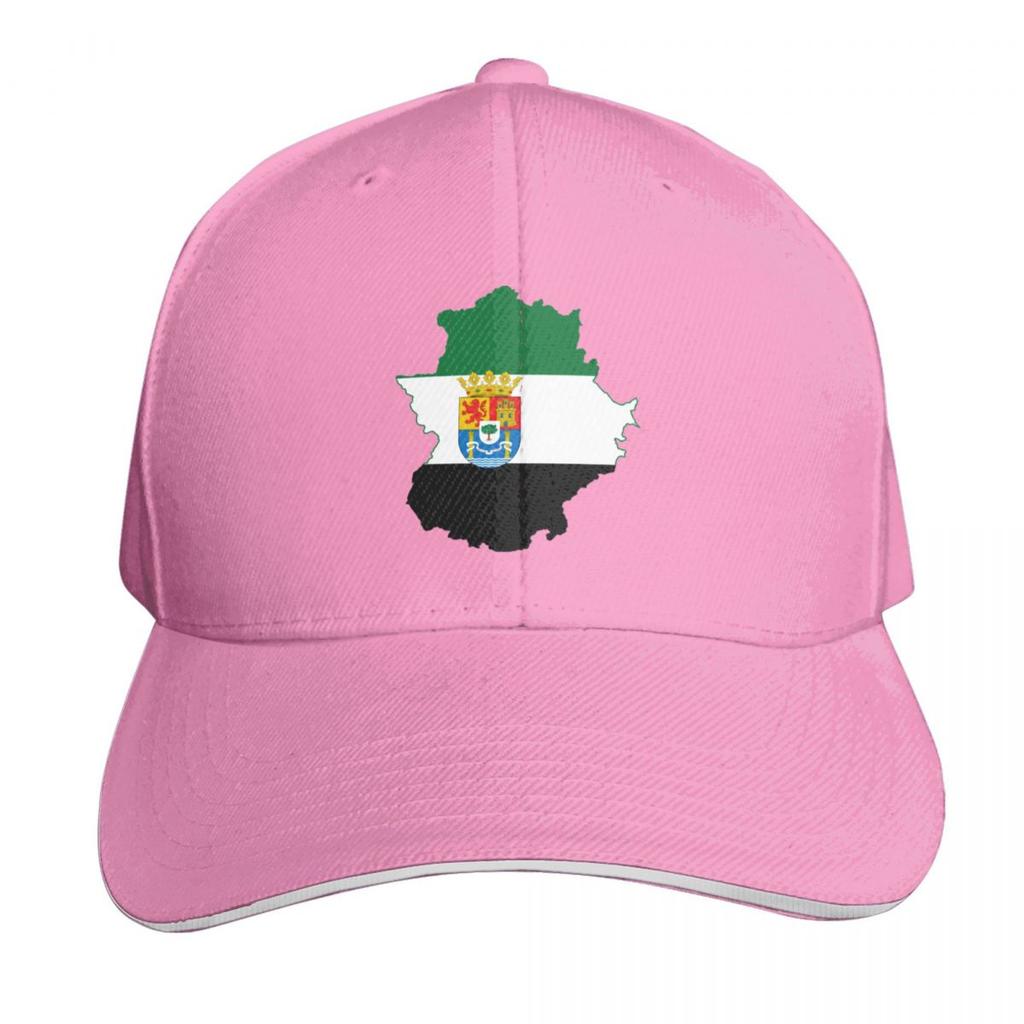 Extremadura Map Flag Baseball Cap Anime Hat Hard Hat Sailor Cap for Unisex Hat Unisex For The Sun Luxury Women Unisexs