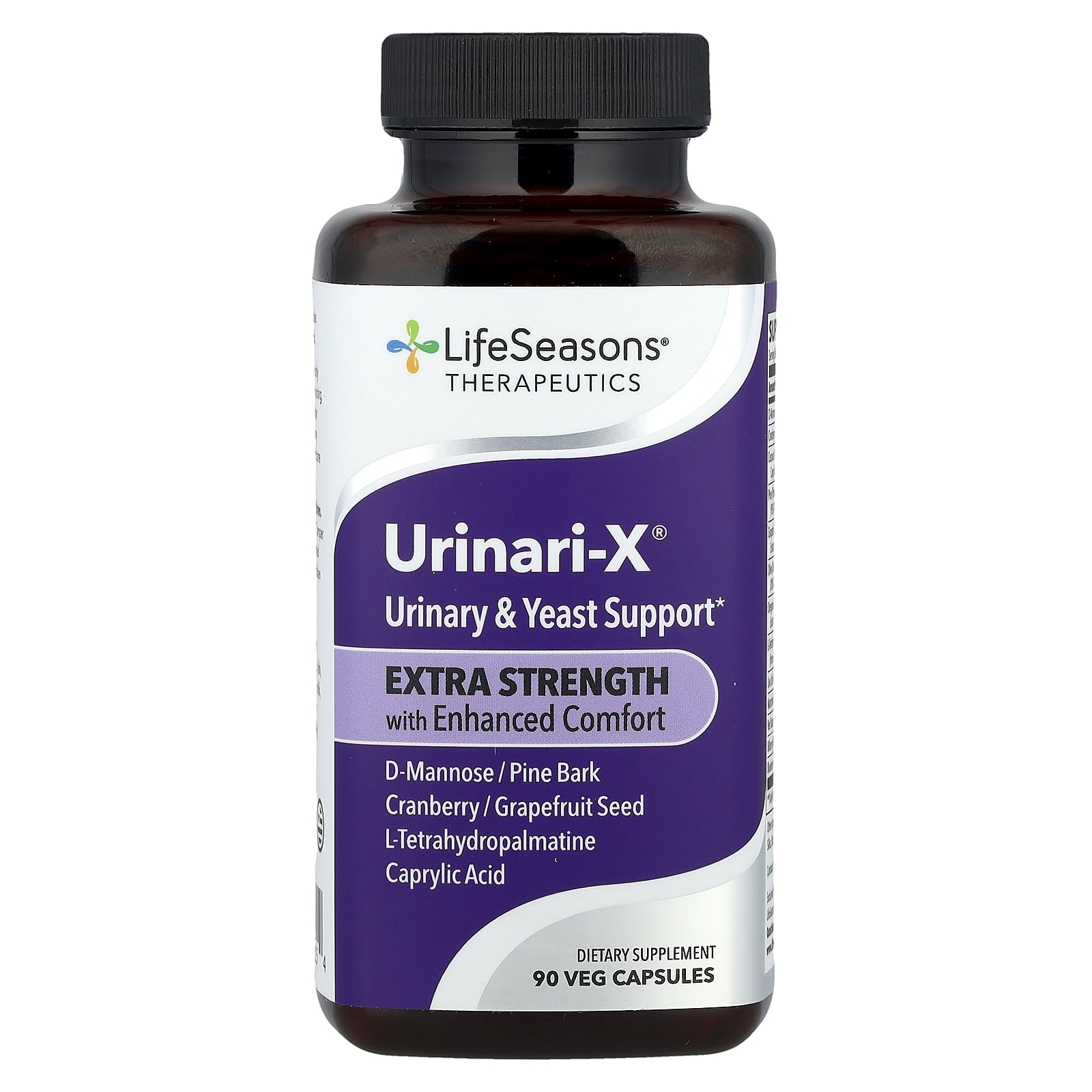 

Therapeutic, Urinari-X® Urinary & Yeast Supplement, Extra Strength, 90 Veggie Caps