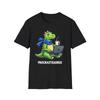 Funny Procrastinating Dinosaur Work From Home Lazy Dino T Shirt Gift ADHD