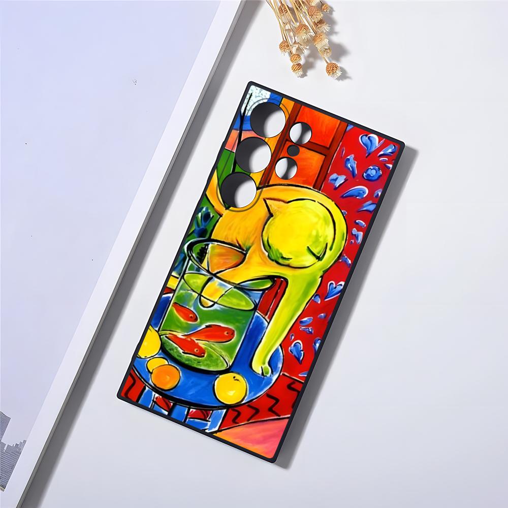 

Matisse Art Painting Phone Case For Samsung S24 Ultra S23 Fe S22 S20 S21 Plus Galaxy A54 A34 A24 A53 Note 20 Cover Samsung s23