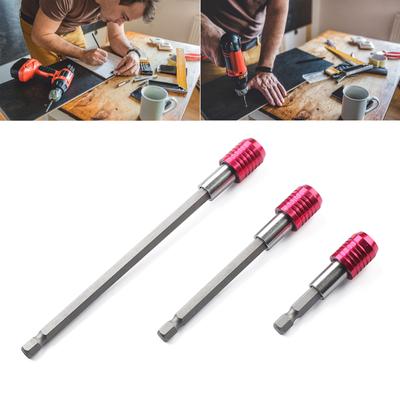 3Pcs Magnetic Bit Holder 1/4inch Hex Extension Bar Drill Bit Extenders Holder Extension Drill Adapter 60/100/150mm