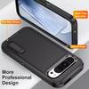 Coque robuste en silicone à armure lourde pour Google Pixel 9 /9 Pro / 9 Pro XL Robuste Protection Lourde avec Support Housse antichoc
