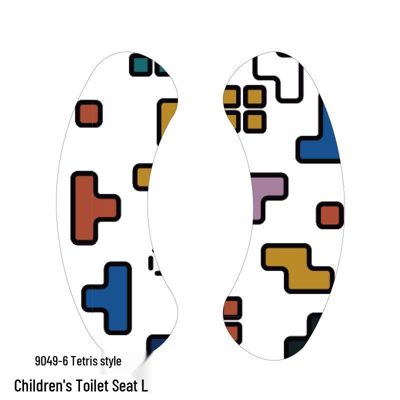 Children's Cartoon Self-Adhesive Washable Toilet Seat Cushion Pad