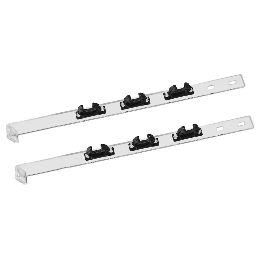 2Pcs Aquarium Light Holder Adjustable Acrylic Transparent Easy Installation Fish Tank Light Riser Stand Bracket for