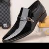 Fashion Leather Shoes for Men 2025 New Patent Leather Business Men Casual Shoes Slip on Party Dress Footwear Pointed Toe Loafers