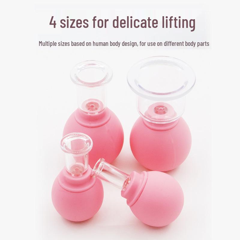 Dual-Use Silicone Gua Sha & Vacuum Cupping Device for Face and Back Massage