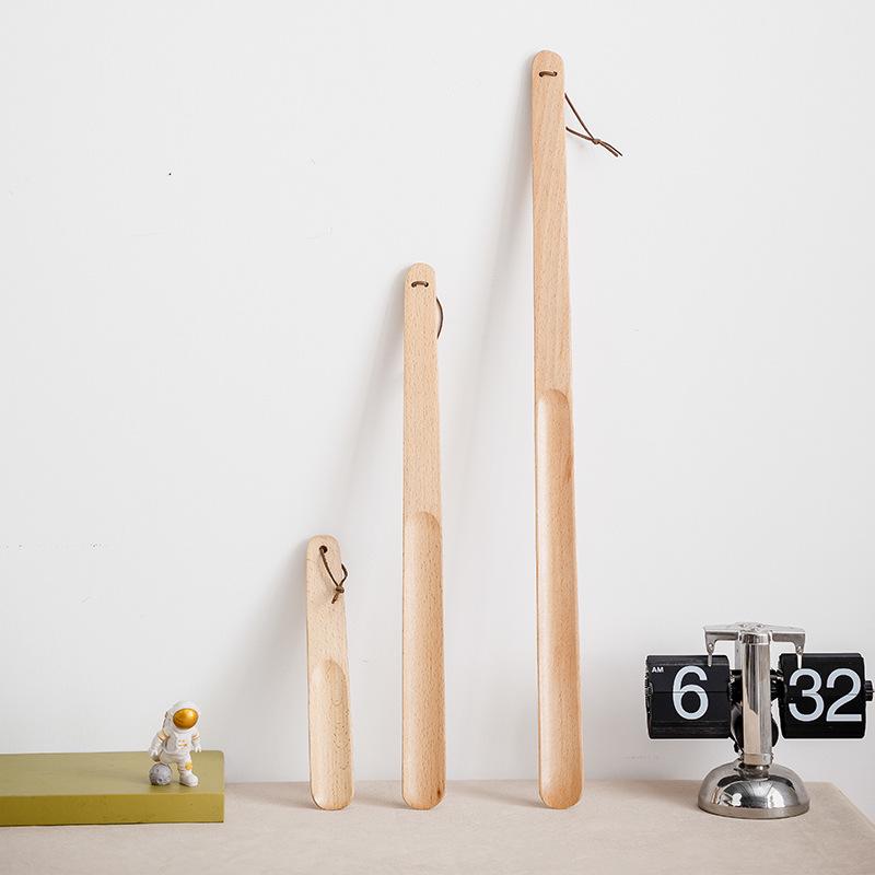 

Удлиненная обувная ложка из бука - Портативная дорожная, Маленькая обувная ложка для детей Beech Wood Shoehorn (26CM)