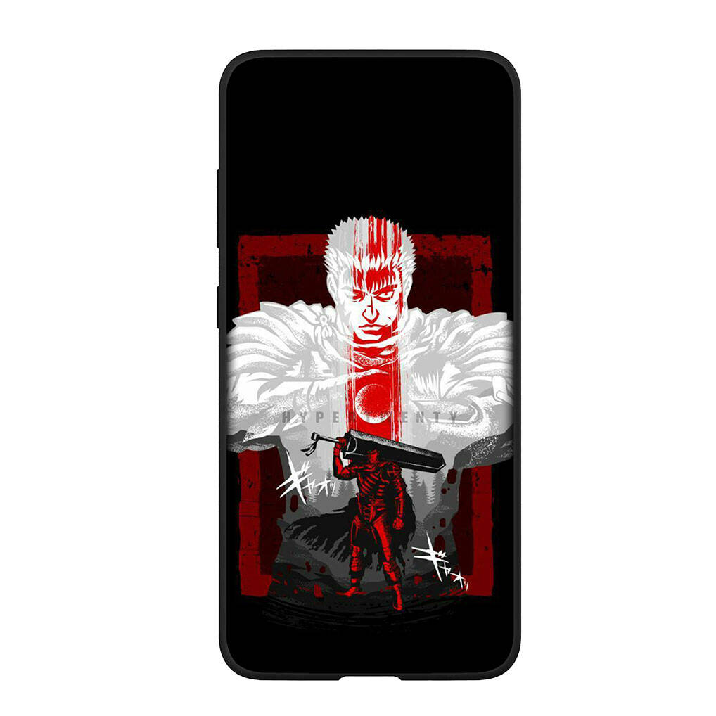 for iPhone 17 16 15 Xiaomi Poco F7 F8 X7 X6 F5 C85 C75 C71 M8 Redmi Note 14 13 12 11 Pro Max 14C 13C 15C A3 A4 Phone Case Anime Berserk Guts Cover