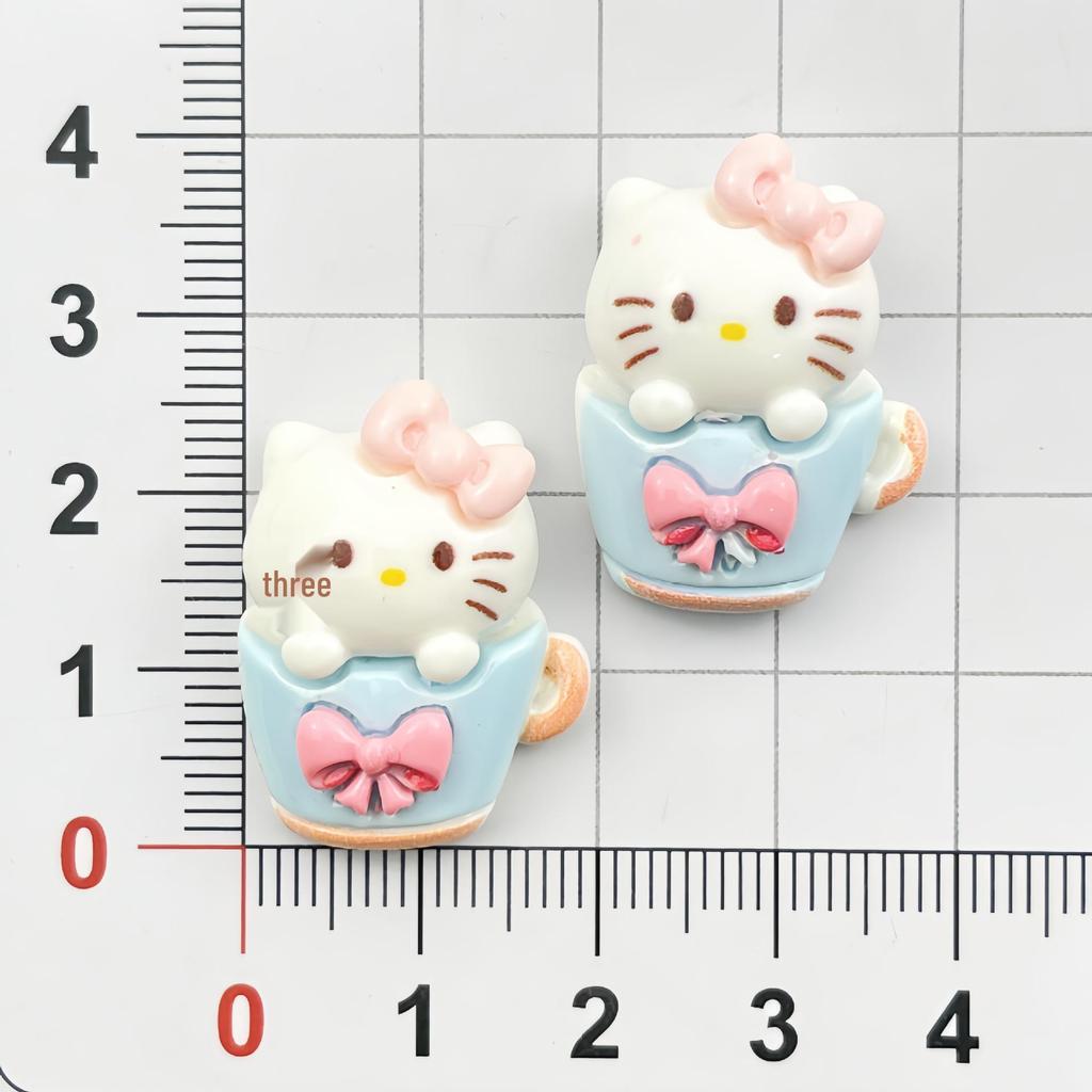 Playful Cartoon Cat Resin DIY Accessories: Glue, Phone Case, Hair Clip, Magnet, Water Cup Sticker