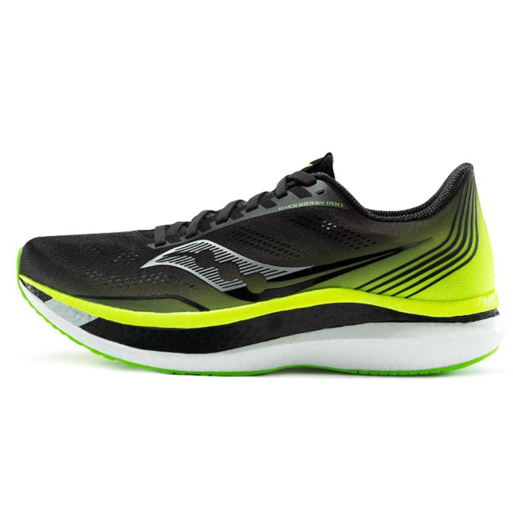 

Saucony Slip Resistant Abrasion Resistant Low top Running Shoes Men s Black Green S20598-87(M) 42
