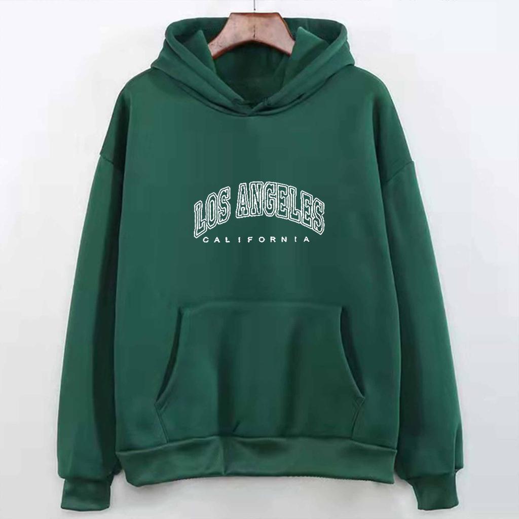 European and American Fashion Trend Letter Print Hoodie for Men and Women Couples Autumn Winter Korean Style Loose Casual Hoodie